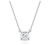 Eternity Solitär-Anhänger, Im Labor gezüchtete Diamanten 1 ct tw, Runde Form, 18K Weißgold OS