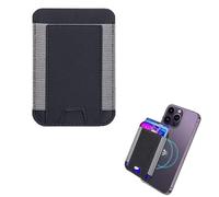 Eterspr Magnetic Card Wallet Holder, Magnetic Card Holder, Magnet Hülle Zubehör Card Holder, für iPhone 12/13/14 Mobiltelefonserie (Schwarz)