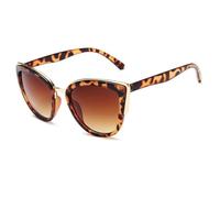 ETETGVG Cateye-Sonnenbrille für Damen, Vintage, Farbverlauf, Katzenaugen-Sonnenbrille, Damen, Luxus-Brille, UV400, C3, Einheitsgröße