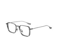 ETETGVG Modische Sonnenbrille für Herren, personalisierte quadratische Metall-Brillenfassung, 4, Einheitsgröße