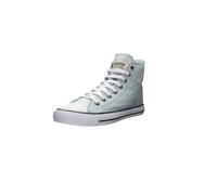 Sneaker ETHLETIC "White Cap Hi Cut", Gr. 42, blau (light aqua grün p, just weiß), Obermaterial: 100% Baumwolle; Futter: 100% Baumwolle; Decksohle: 100% Baumwolle; Sohle: 100% Naturkautschuk, Schuhe Ca