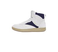 Sneaker ETHLETIC "Carl", Damen, Gr. 43, weiß (chalk weiß, ocean blau), Obermaterial: 100% Polyurethan. Futter: 100% Baumwolle. Decksohle: 100% Baumwolle. Sohle: 100% Naturkautschuk, Schuhe Sneaker, re