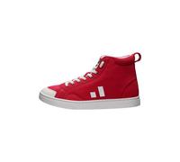 Sneaker ETHLETIC "Active Hi Cut", Herren, Gr. 47, rot (cranberry rot, just weiß), Obermaterial: 100% Baumwolle. Futter: 100% Baumwolle. Decksohle: 100% Baumwolle. Sohle: 100% Naturkautschuk, Schuhe Sn