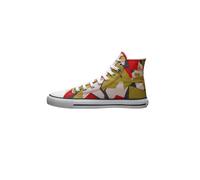 Sneaker ETHLETIC "White Cap Hi Cut", Damen, Gr. 36, rot (camou rot, just weiß), Obermaterial: 100% Baumwolle. Futter: 100% Baumwolle. Decksohle: 100% Baumwolle. Sohle: 100% Naturkautschuk, Schuhe Snea