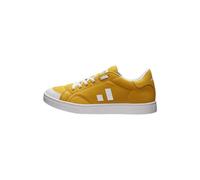 Sneaker ETHLETIC "Active Lo Cut", Damen, Gr. 37, gelb (mustard gelb, just weiß), Obermaterial: 100% Baumwolle. Futter: 100% Baumwolle. Decksohle: 100% Baumwolle. Sohle: 100% Naturkautschuk, Schuhe Sne