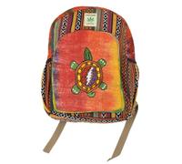 Ethnique Mode Gehry Rucksack Hippie Boho Bohemian Himalaya Taschen 100% Baumwolle Handgefertigt in Nepal Valentie Rucksack Niedliches Geburtstagsgeschenk, mehrfarbig, Height: 33 cm - Width: 26 cm -