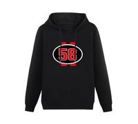 EtLin Couple Light Camisa Red Men Sic Marco Simoncelli 58 Hoody Straight Hoodie Shirt Cotton Hipster Mens Branded Pullover s Size S