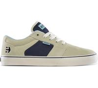 Etnies Barge LS - Classic Skate Look, Slim Vulcanized Silhoutte, Hefty Armored Collar, Reinforced Vulc - Tan/Navy - 37