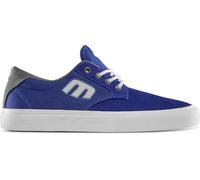 etnies Barge Plus - Skate-Performance, Verstärkte Konstruktion, Gepolsterter Komfort, Sneaker für den Alltag - Navy/Dark Grey/Blue - 44