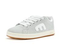 Etnies Callicut - Heritage-Skate-Stil, voluminöser Look, Chunky Vibe der 90er, verstärkte Cupsole, gepolsterte Dämpfung, Alltagssneaker - Light Grey - 46