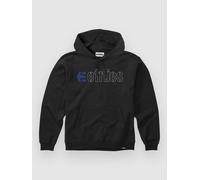 Etnies Ecorp Kids Hoodie black / blue / white Jungen Gr. L