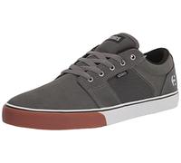Etnies Herren Barge Ls Skate-Schuh, Dunkelgrauer, weißer Gummi, 40 EU