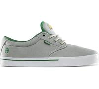 Etnies Herren Sneaker Jameson 2 ECO – vegan, verstärkte Cupsole – Grau/Weiß/Grün 41,5