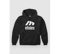 Etnies Icon E Kids Hoodie black / white Jungen Gr. S