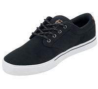 Etnies Jameson 2 Eco - Nachhaltiger Skate-Stil, verstärkte Cupsole, gepolsterte Dämpfung, Alltagssneaker, vegan - Schwarz Schwarz Weiß - 39