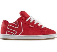 etnies Kids' Fader Skate Shoe, Red/White, 35.5 EU