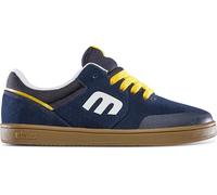 Etnies Kids Marana Skate Shoe, Navy/Gum/Yellow, 37 EU