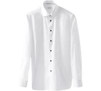 Eton - Eton Navy Details Signature Twill Shirt Wit 10001 - Größe 37 - weiß