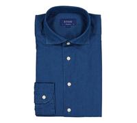 ETON Hemd Herren Regular Fit Langarm Baumwolle blau, 42