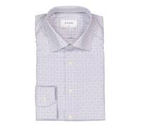 ETON Hemd Herren Regular Fit Langarm Baumwolle blau, 43