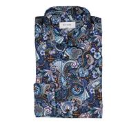 ETON Hemd Herren Regular Fit Langarm Baumwolle blau, 44
