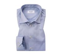 ETON Hemd Herren Regular Fit Langarm Baumwolle blau, 46