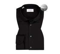 ETON Slim Fit Hemd schwarz, Einfarbig