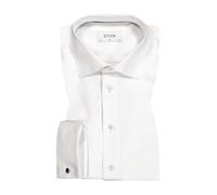 Eton Slim Fit Shirt Double Cuff White Weiß S