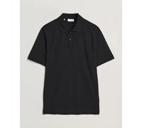 Eton Pima Pique Polo Black Schwarz S