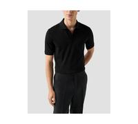 ETON Regular Fit Poloshirt Kurzarm schwarz