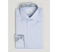 Eton Slim Fit Signature Twill Contrast Shirt Light Blue Blau 38/15