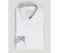 Eton Slim Fit Signature Twill Contrast Shirt White Weiß 38/15