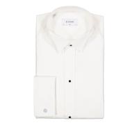 ETON Smokinghemd Herren Slim Fit Umschlagmanschetten Baumwolle weiß, 44