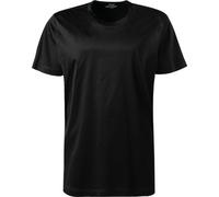 ETON T-Shirt Herren Slim Fit Kurzarm Rundhals Baumwolle schwarz, L