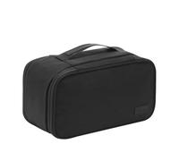 ETRAVEL Reisetasche, Dessous-Beutel, BH-Unterwäsche, Aufbewahrungstasche, mehrschichtige Aufbewahrungstasche, Reise-Aufbewahrungstasche für Geschäftsreisen, wasserabweisende Behandlung, Schwarz, M