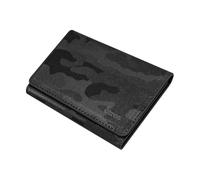 ETRES Magnetische Geldbörse Flat Camouflage - 5 Kartenfächer + Geldscheinfach - RFID-Schutz, Ultra Slim, Handy-Ständer Funktion - Inklusive Magnetring-Adapter (Black Cam)