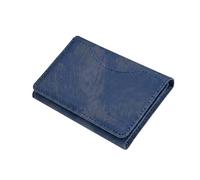 ETRES Magnetische Geldbörse - Storm Design - MagSafe Kartenetui Kompatibel mit iPhone 17/16/15/14/13/12 - RFID-Schutz - 6 Kartenfächer + Geldscheinfach - Schlank, Unisex, rutschfest (BLAU)