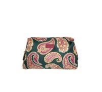 ETRO Beauty-Bag, Kleine Kosmetiktasche, Kulturbeutel Paisley Grün
