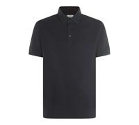 Etro - Textured Black Polo Shirt With Traditional Collar - Größe XL - schwarz