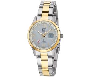 ETT Eco Tech Time Damenuhr Funk Solar Drive Gobi Bicolor ELS-11590-12M
