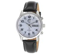 ETT Eco Tech Time EGS-11436-12L Herrenuhr Funk-Solar mit Lederband Gobi