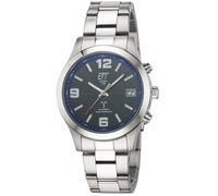 ETT Eco Tech Time EGS-11485-32M Funk-Solar Herren-Armbanduhr Gobi Blau