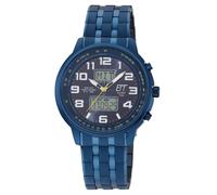 ETT Eco Tech Time EGS-11735-32M Funk-Solar Herrenuhr Hunter II Blau