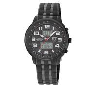 ETT Eco Tech Time EGS-11736-22M Funk-Solar Herrenuhr Hunter II Schwarz