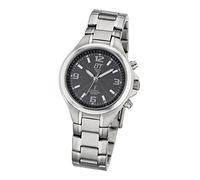 ETT Eco Tech Time Funk Solar Damen Uhr Analog mit Edelstahl Armband ELS-11177-31M