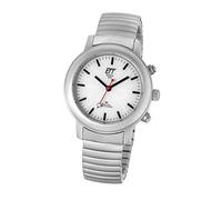 ETT Eco Tech Time Funk Solar Damen Uhr Analog mit Edelstahl Armband ELS-11188-11M
