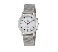 ETT Eco Tech Time Funk Solar Damen Uhr Analog mit Edelstahl Armband ELS-11583-11M