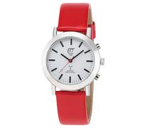 ETT Eco Tech Time Funk-Solar Damenuhr Station Watch Rot ELS-11582-11L