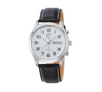 ETT Eco Tech Time Funk Solar Herren Uhr Analog mit Leder Armband EGS-11436-12L