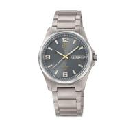 ETT Eco Tech Time Funk Solar Herren Uhr Analog mit Titan Armband EGT-11601-21M